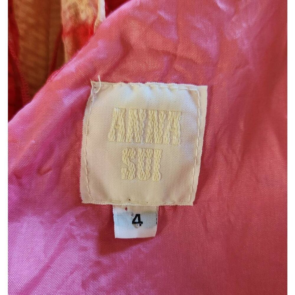 Y2K Anna Sui Spring 2009 Tie Dye Party Dress Size 4 - Picture 6 of 7